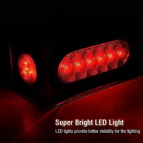 Trailer Lights Kit 2Pack with LED Tail Lights and Side Marker Lights