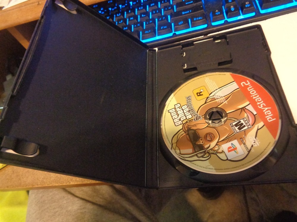 Play Station 2 Computer Program Grand Theft Auto San And (NOT TESTED) (BOX#PIKE)