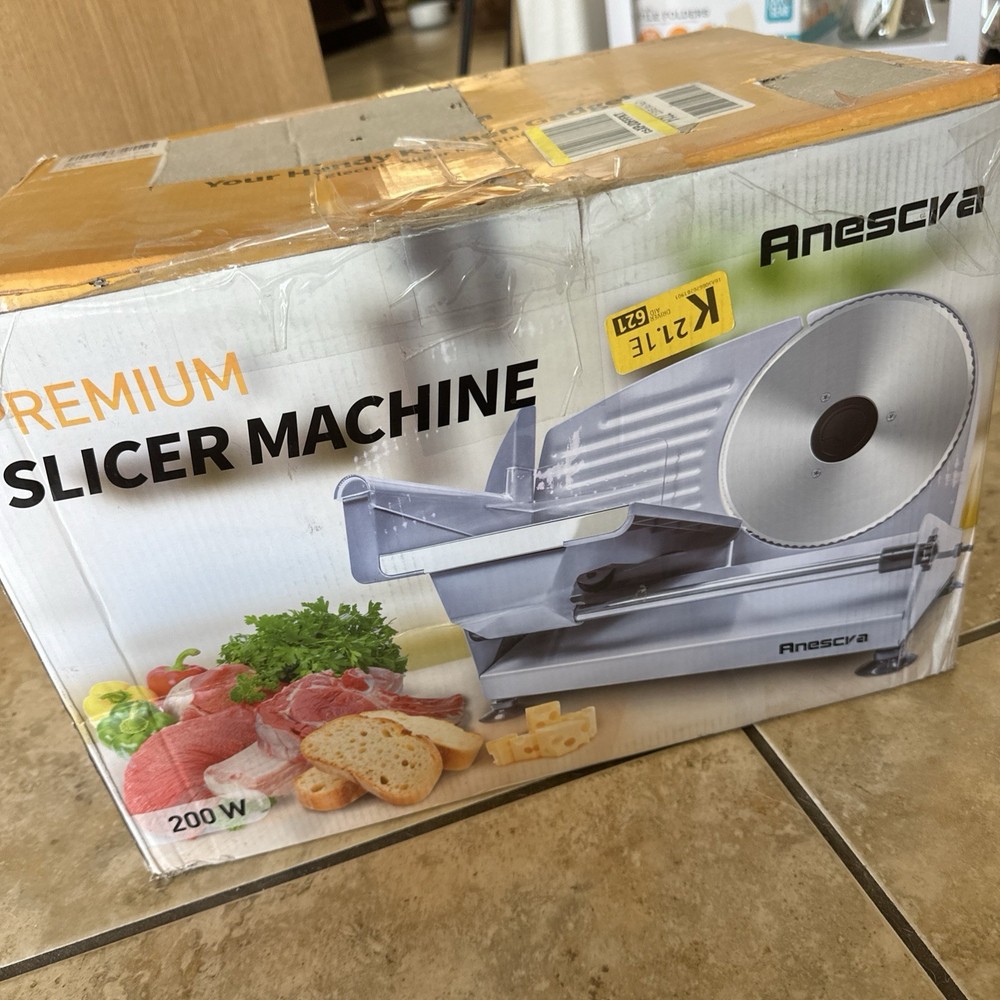 New Premium Meat Slicer Machine Anescva