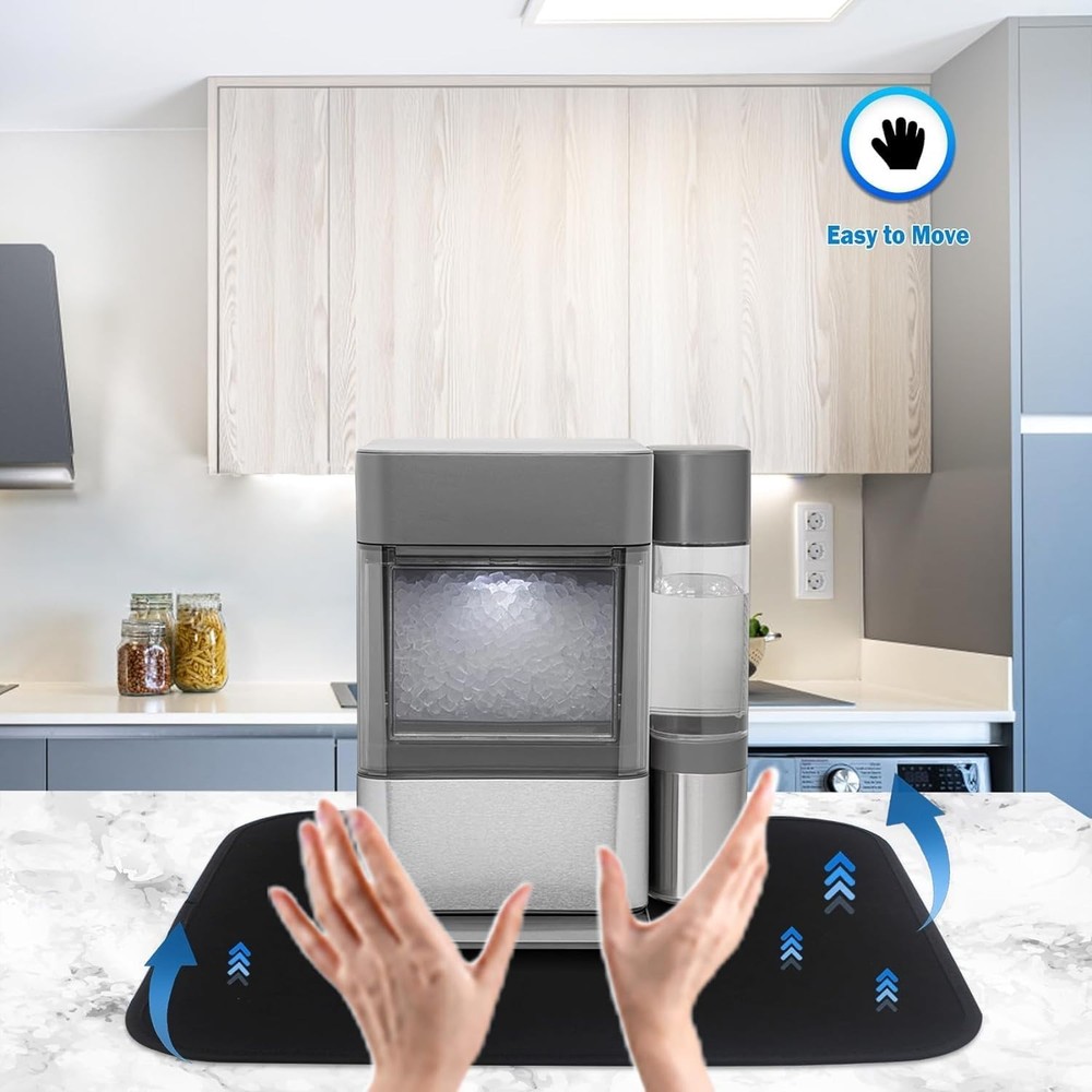 Absorbent Countertop Ice Maker Mat for Drying & Protection