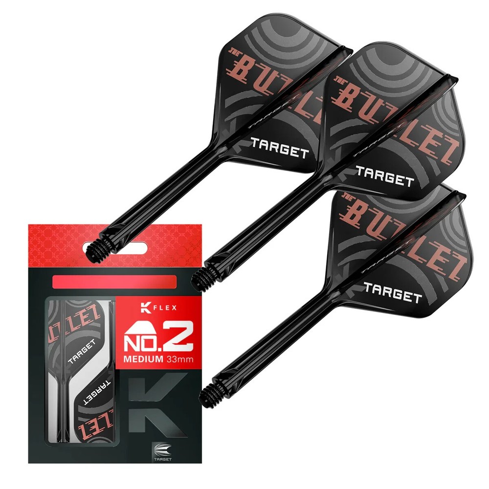 STEPHEN BUNTING   TARGET K-FLEX 1 PIECE MEDIUM SHAFT  NO2 FLIGHT