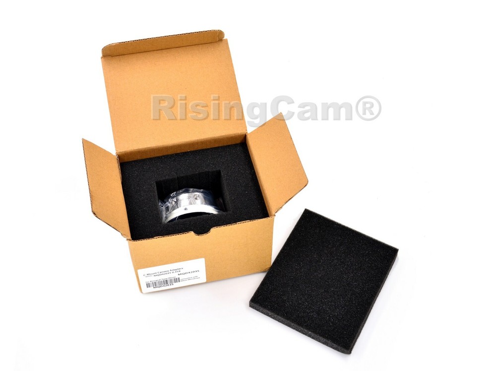 Focusable 0.35x microscope C mount adapter for Nikon trinocular microscope