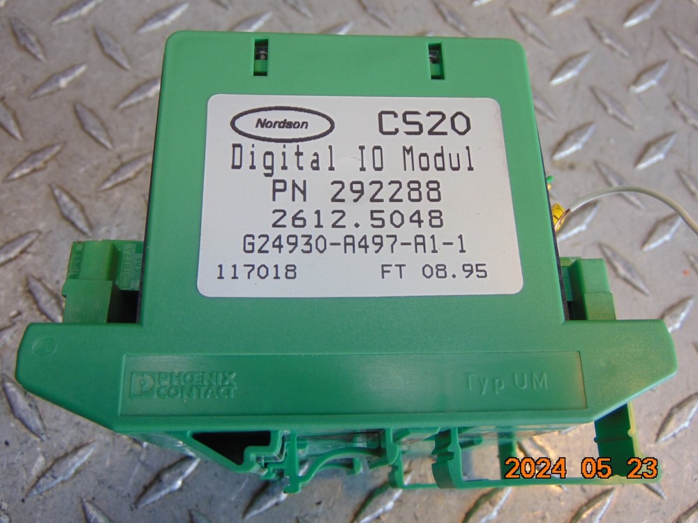 NORDSON CS20 289928 DIGITAL I/O MODULE