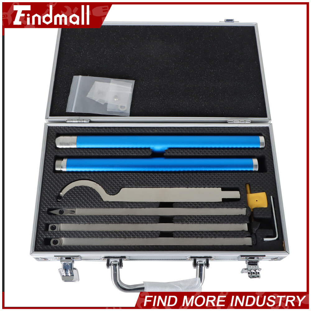 Findmall 6 PCS 11" Carbide Lathe Tools With 4 Extra Replacement Inserts US