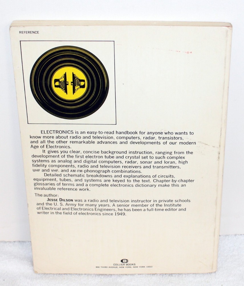 A Self Instruction Guide Electronics ~ by Jesse Dilson ~ 1968 Crowell-Collier