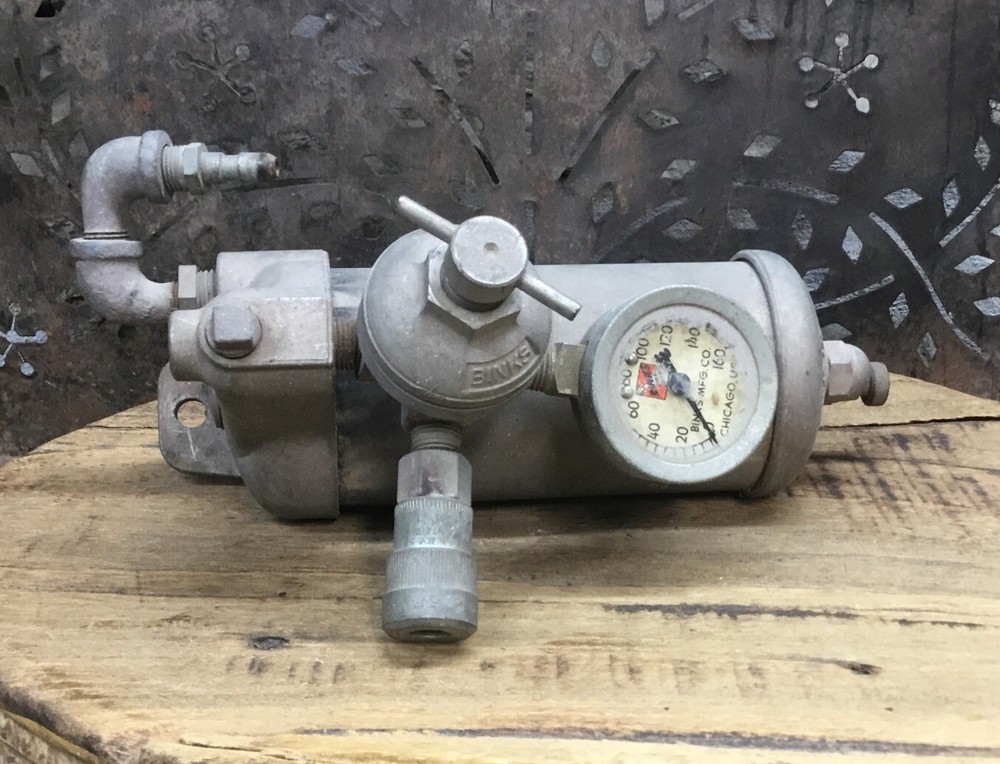 Vintage Blinks Regulator Water Trap With Gauge Untested …[S1-4]