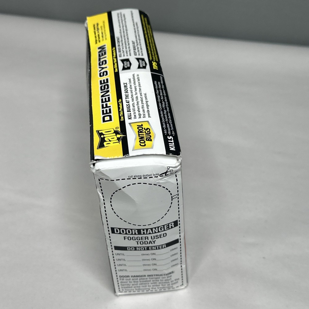 Raid Max Concentrated Deep Reach Fogger 3 Pack Roach Flea Killer New