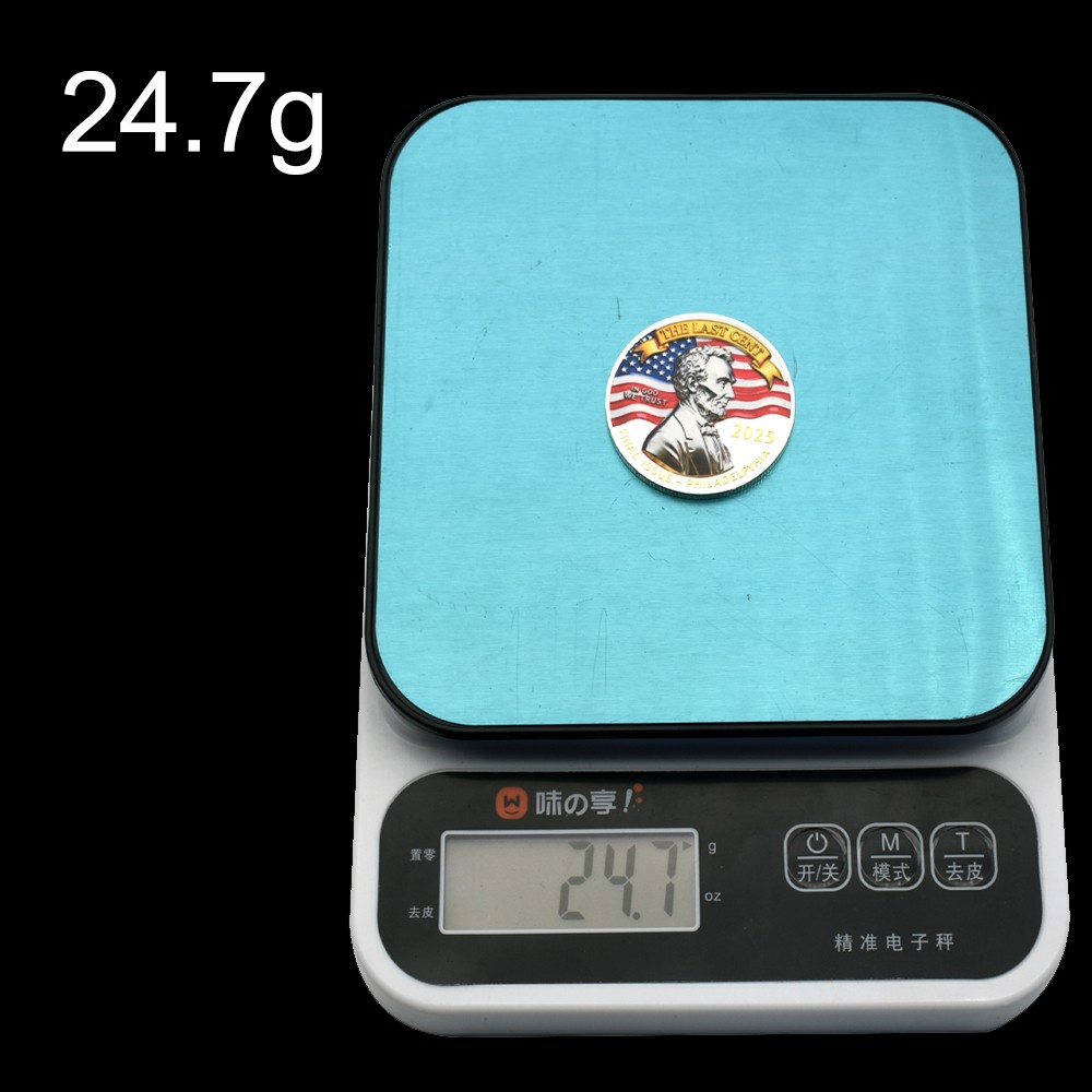 2025 Last Cent Commemorative Coin, Final Penny Tribute, R.I.P. Penny Collectible