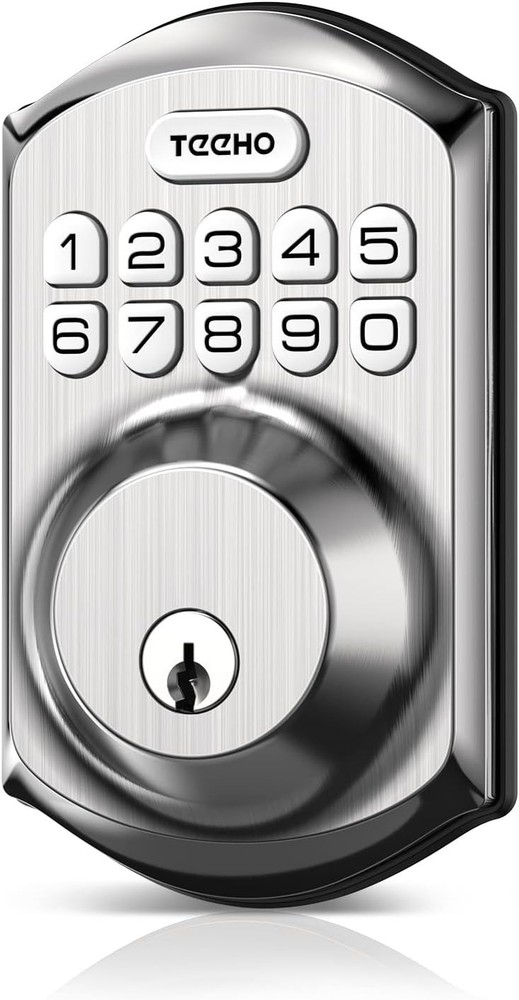 TE001 Keyless Entry Door Lock with Keypad - Smart Deadbolt Lock for Front Doo...