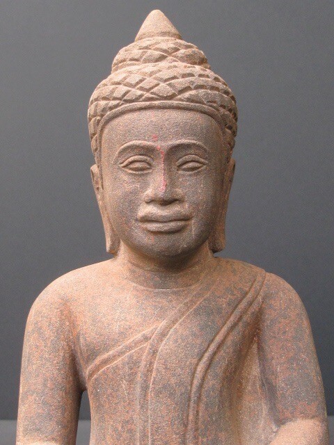 Khmer Buddha In Stone, Cambodia