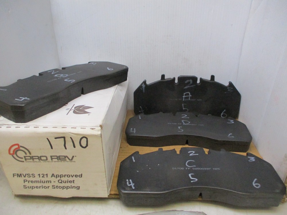 DISC BRAKE PAD SET SEVERE - FITS MERITOR EX225H2 CALIPERS
