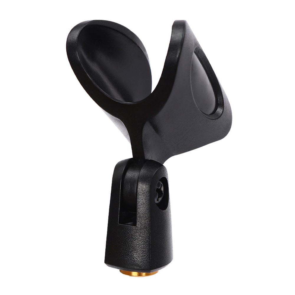 2pcs Universal Microphone Clips Black Microphone Mic Clip Holders