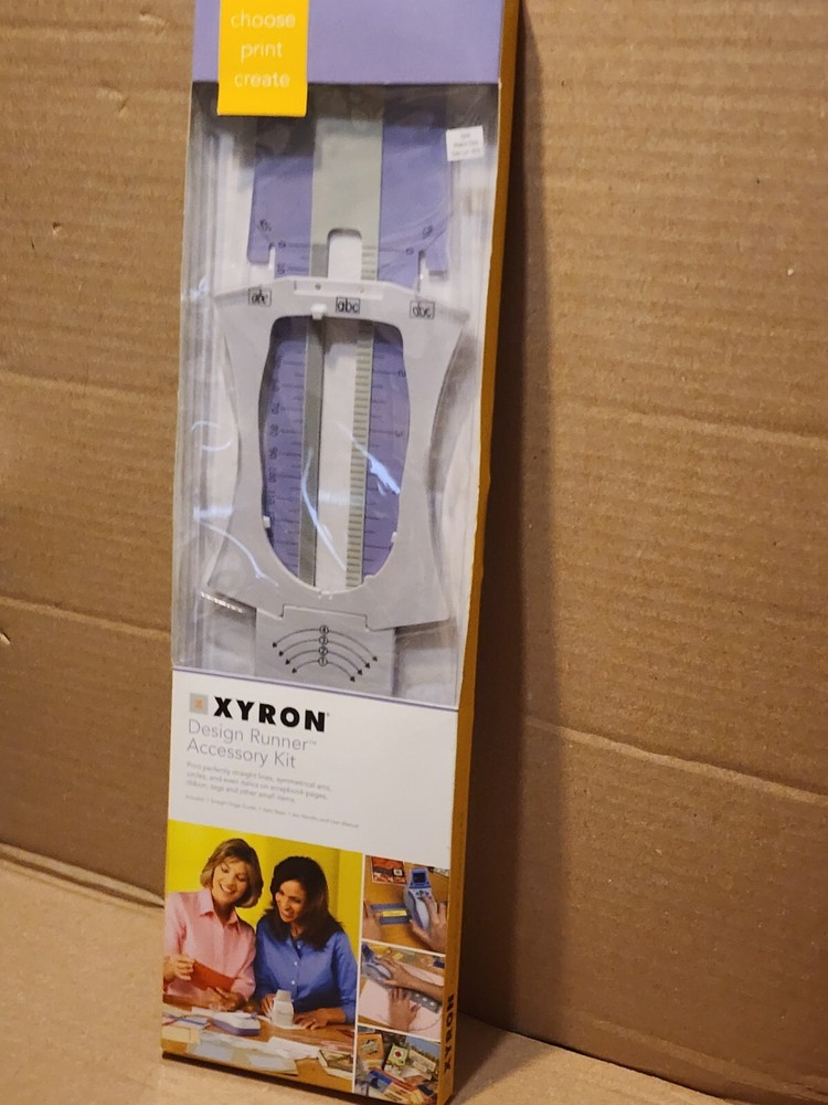 Xyron Design Runner Handheld Craft Printer + Accessory Kit + 3 Disc Starter ++