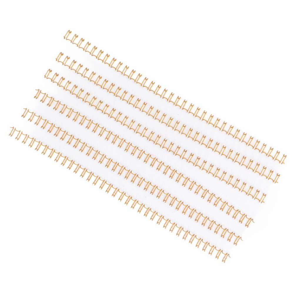 100Pcs Double Loop Wire Binding Spine Durable Set Kit For A4 Paper Popular