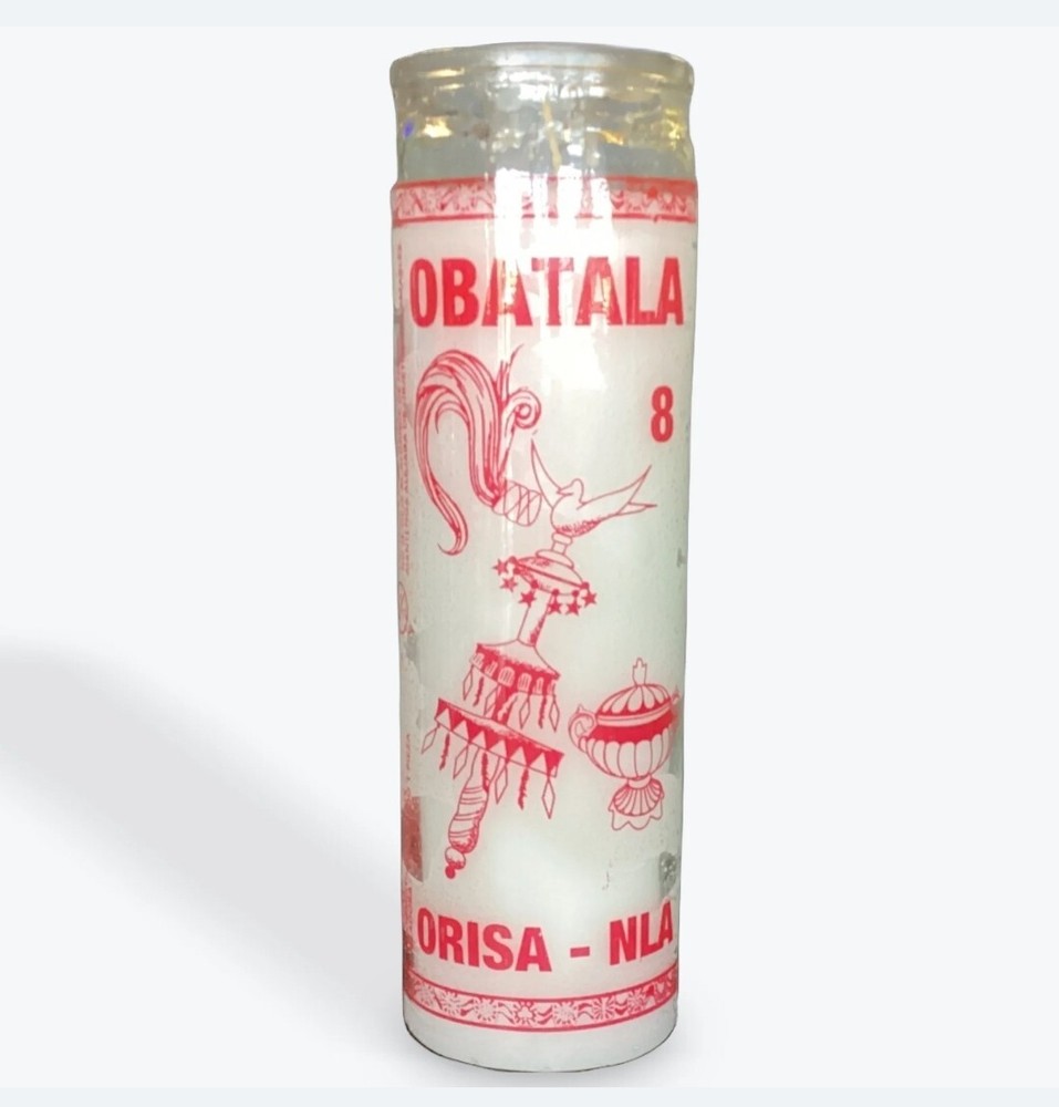 Obatala White Wax Candle