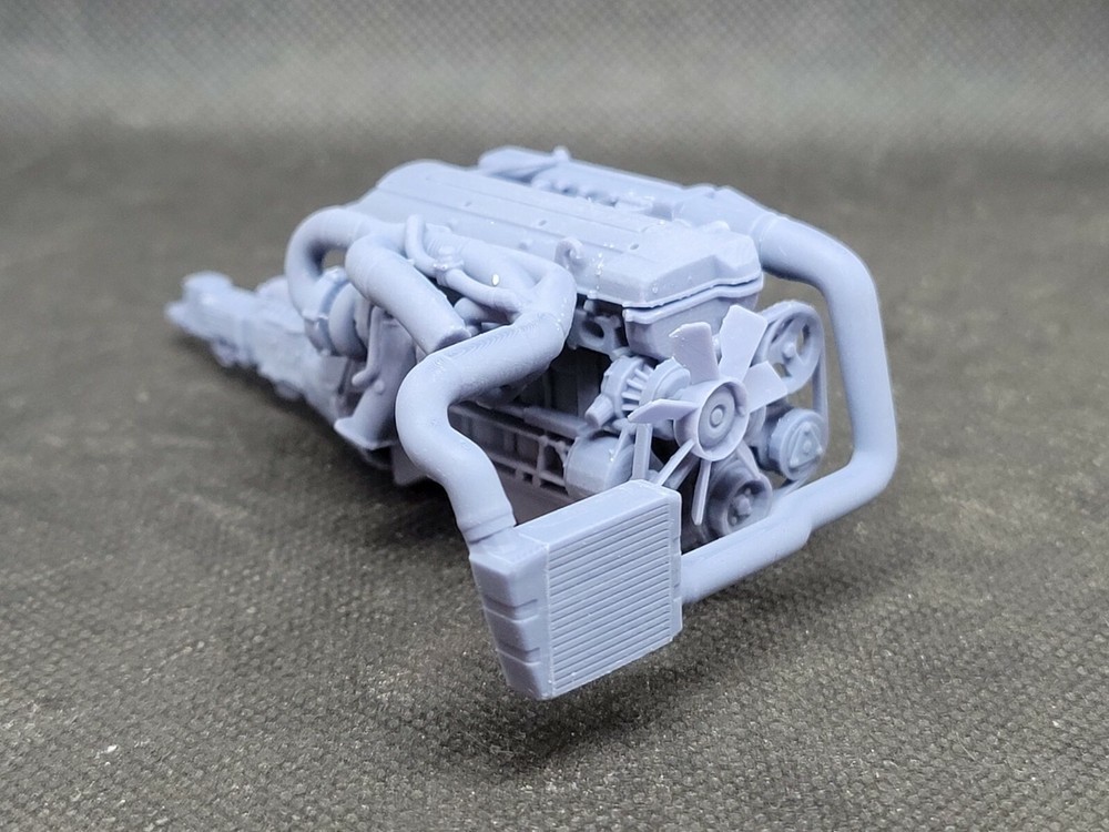 2JZ-GTE model engine resin 3D printed 1:24-1:8 scale