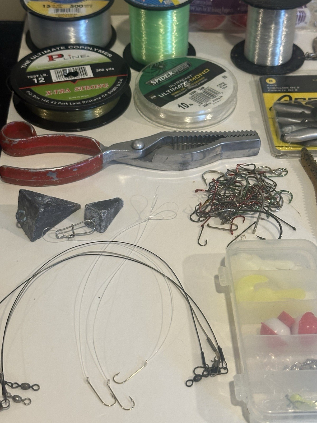 Fishing Lures, Tackle Box And Accessories Lot