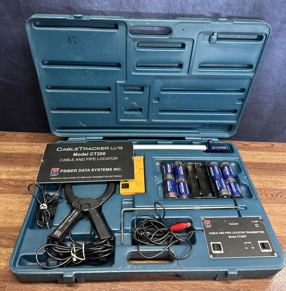 Psiber CT200 Data Systems Cable and Pipe Locating System