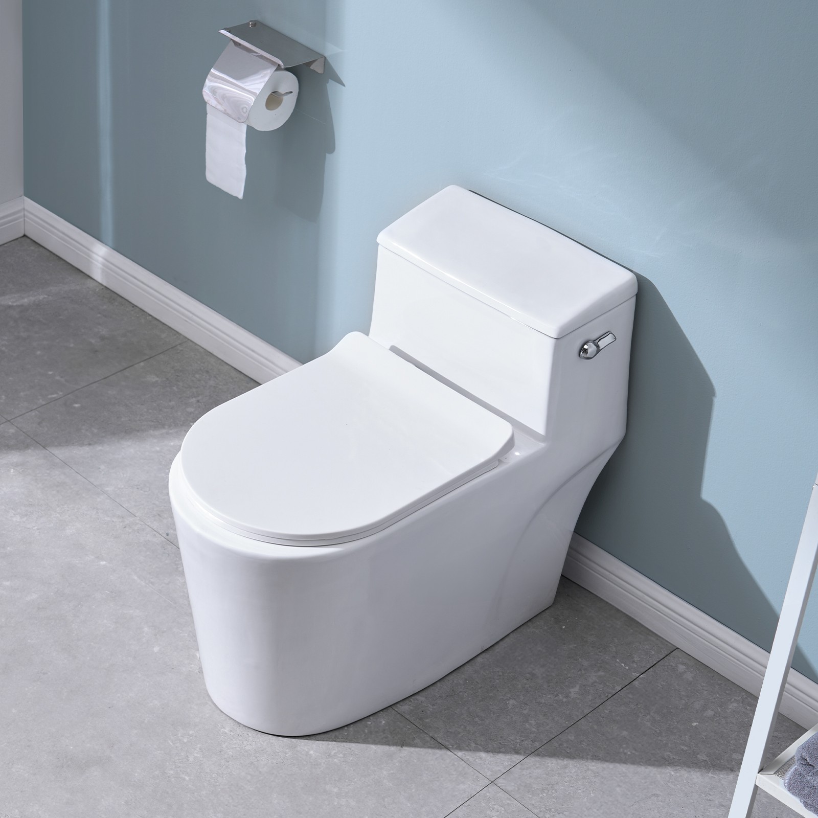 VEVOR Toilet Handle Replacement Kit Side Universal Toilet Flush Handle Chrome