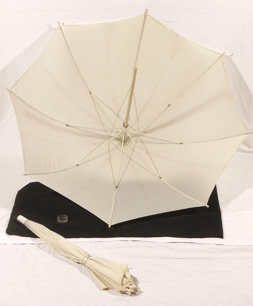 PRL) EPG 2x WHITE SOFTBOX UMBRELLA FLASH DIFFUSER PHOTO STUDIO UMBRELLA