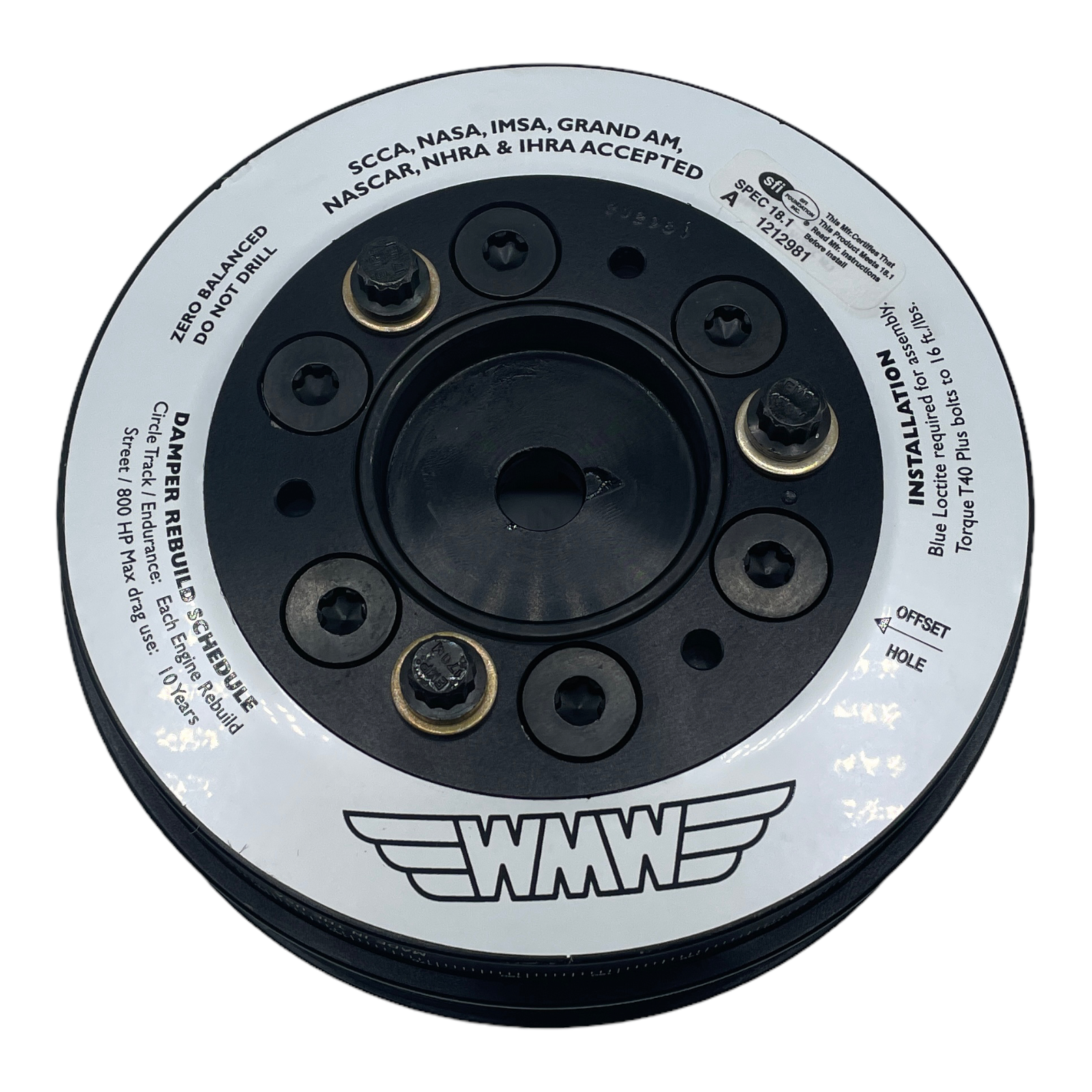 MINI Cooper S ATI Crank Pulley Harmonic Balancer Super Damper R52 R53 W11