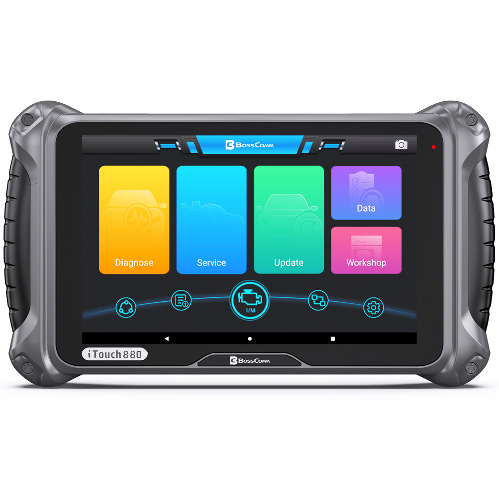 BOSSCOMM iTouch 880 OBD2 Scanner Diagnostic Tool Fuel Injector Coding Service
