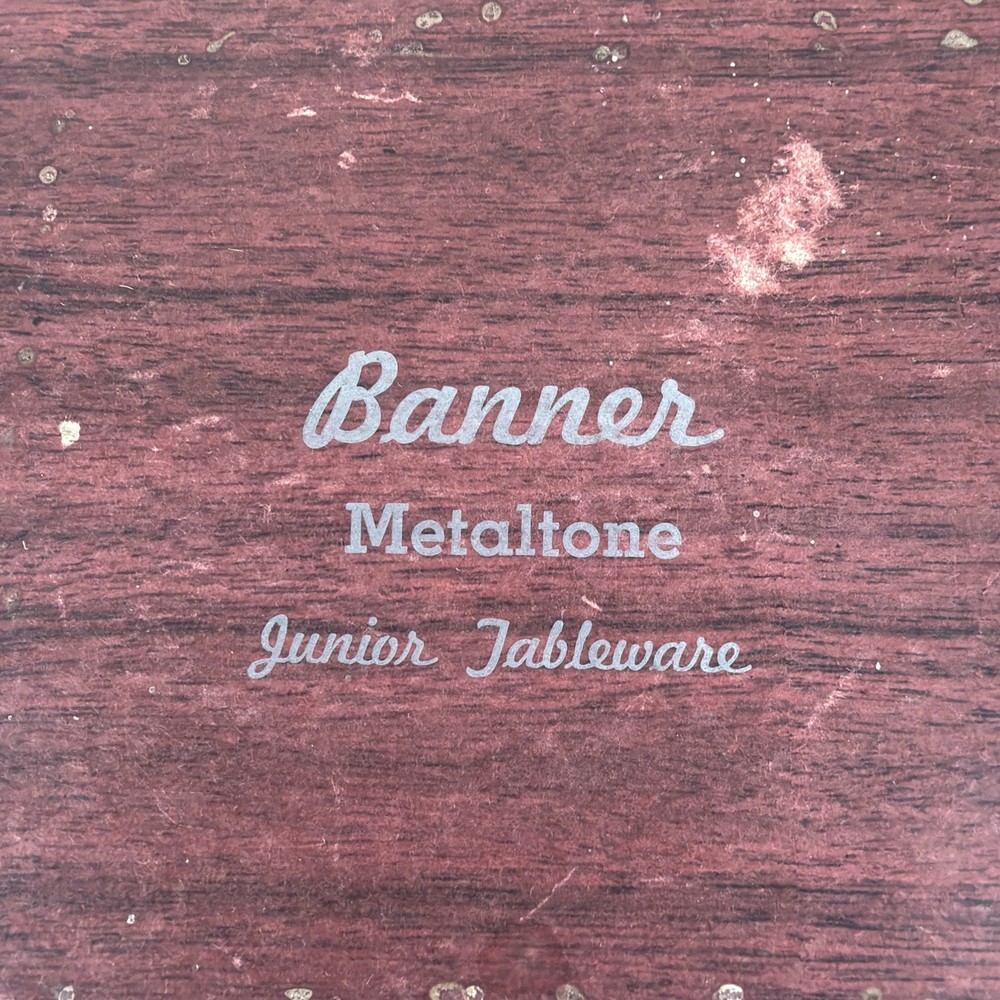 Banner Metaltone Junior Tableware SILVER COLOR Flatware Set Boxed Flatware