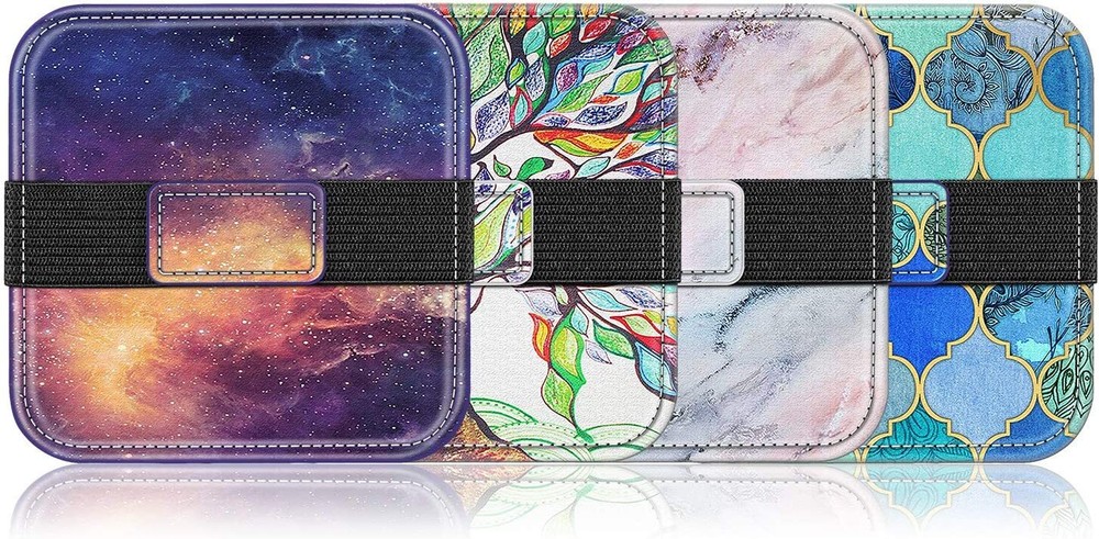 4 Pack, Screen Cleaning Pad, Soft Cloth Wipes, Screen Cleaner with Elastic Strap