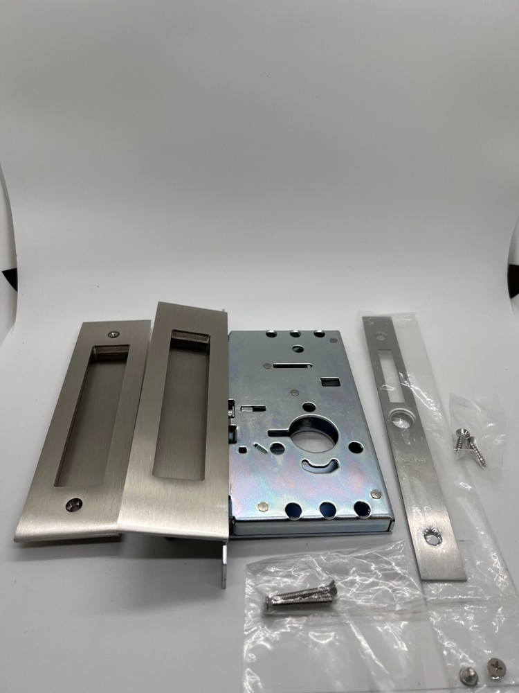 Emtek 2154US15134 Narrow Modern Rectangular 7-1/4 Inch Passage Mortise Pocket