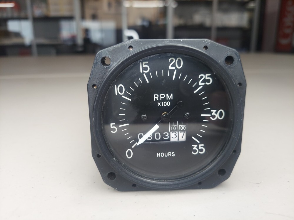 IFR Instruments & Flight Research Tachometer P/N: 55-35