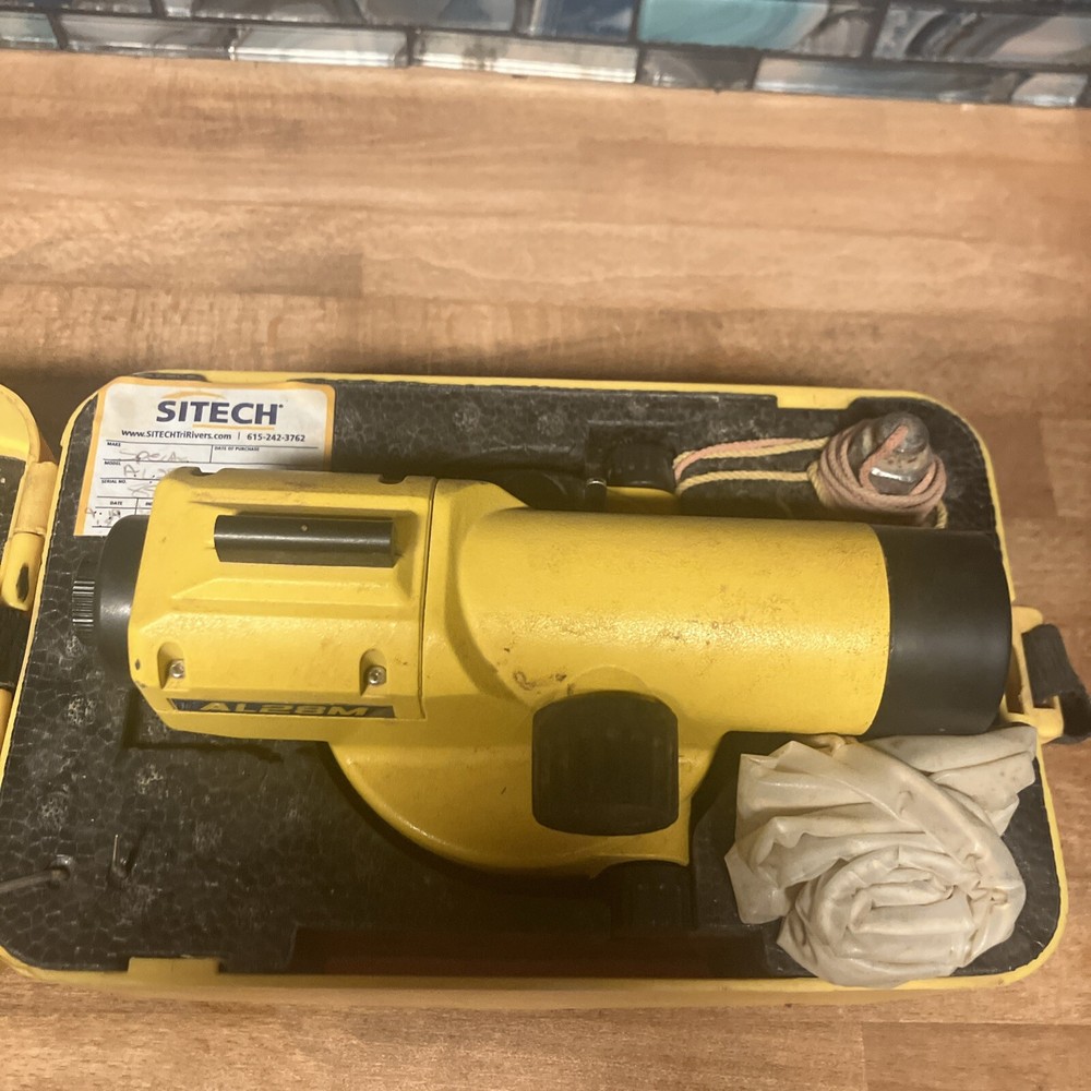 Spectra Precision AL28M Survey Construction Auto Level with Hard Case Untested