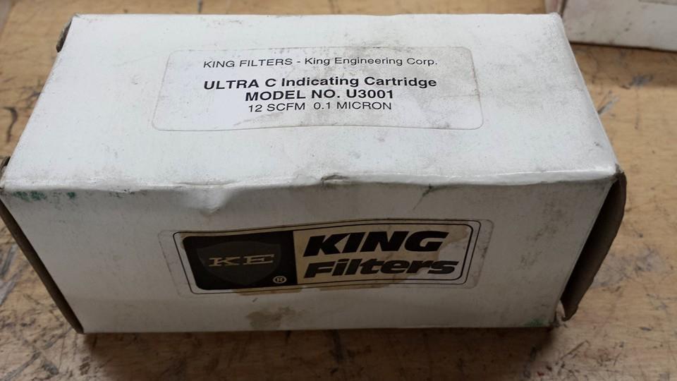 KING FILTERS 12SCFM MODEL U3001   W258