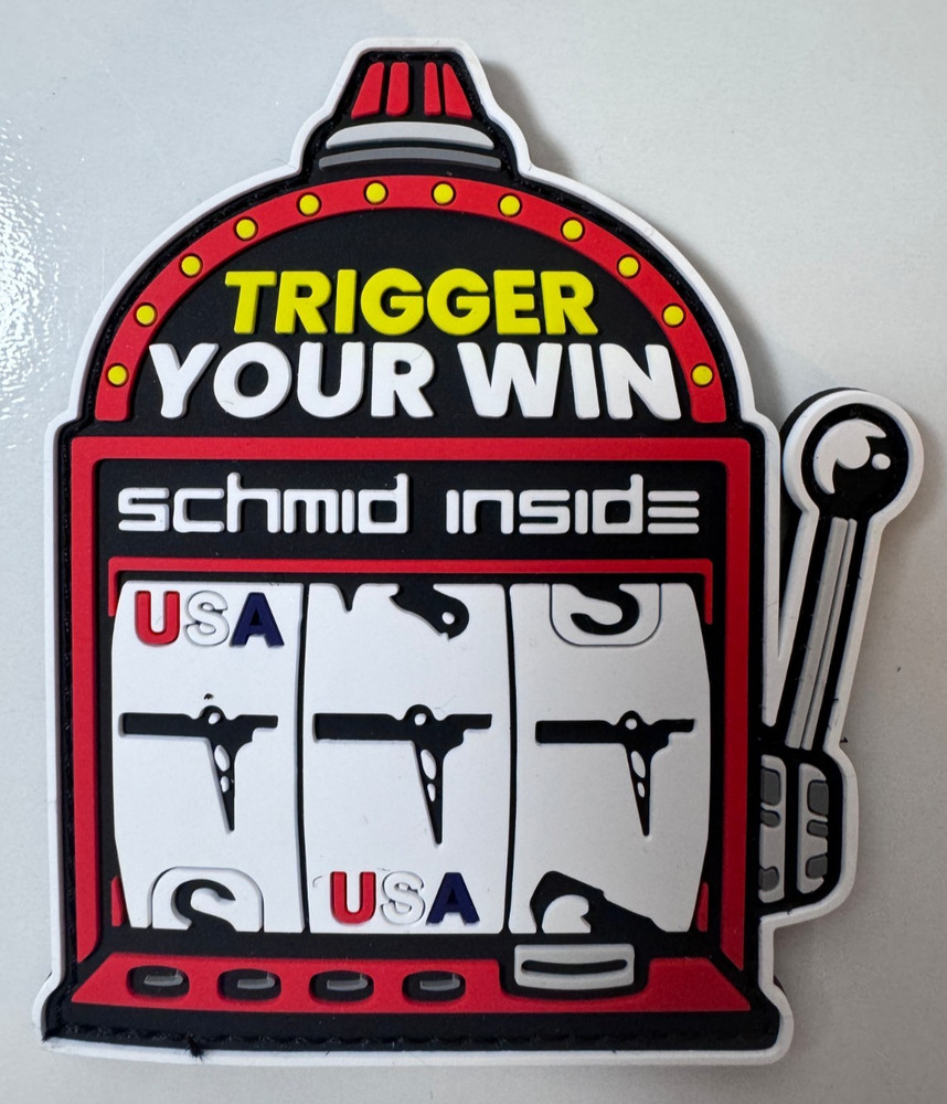 Shot Show 2026 Schmid Trigger Your Win Slot Machine Morale Tactical Patch