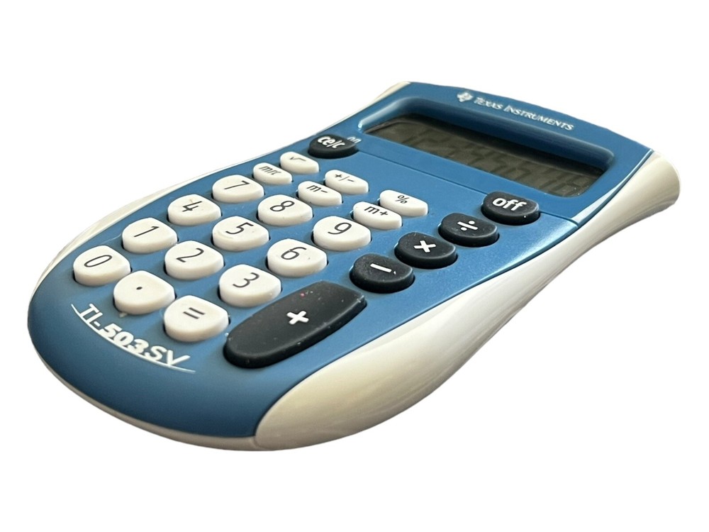 Texas Instruments Calculator Tested: Working Condition Model T1-503SV