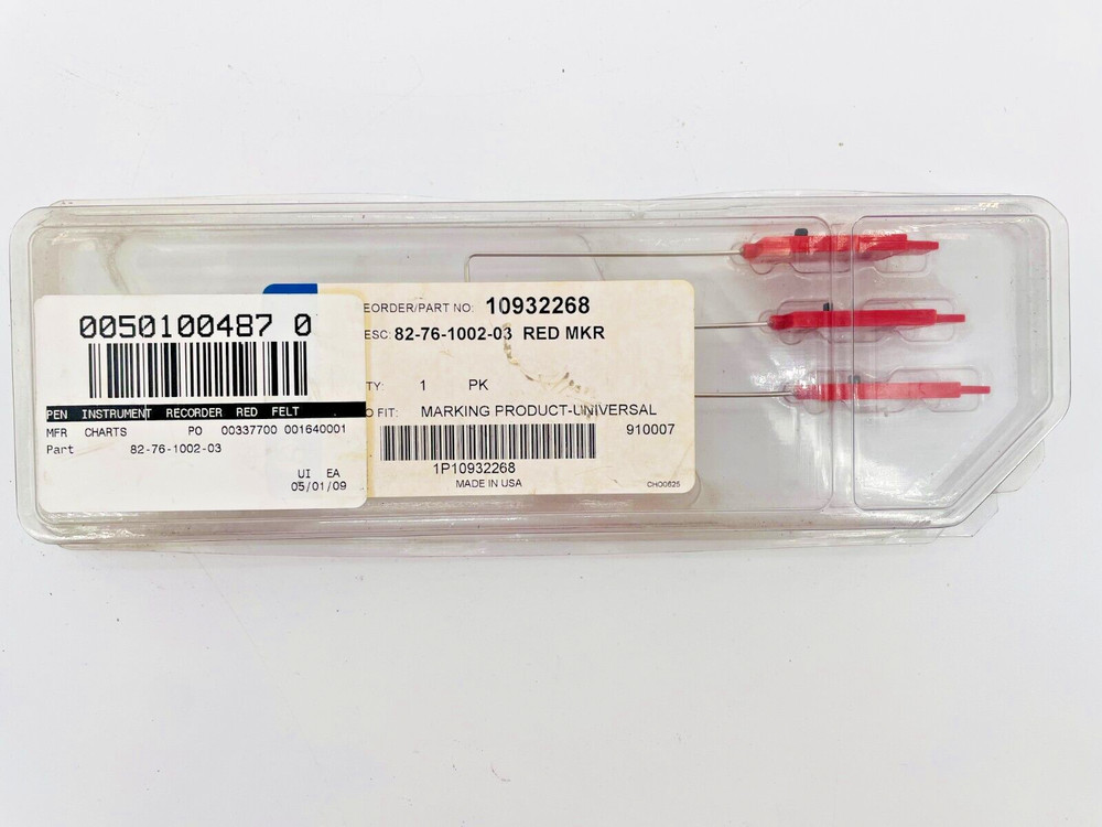 New Graphic Controls 10932268 Red Marker Plotter 82-76-1002-03