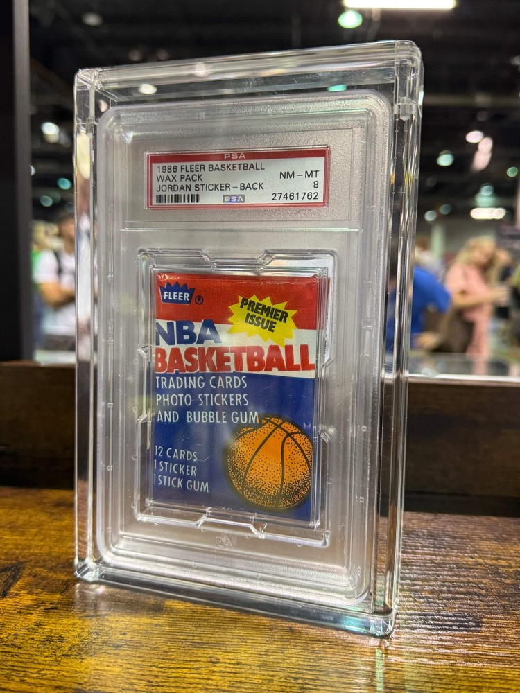 Graded Pack Display Case for PSA Style Pack Slabs