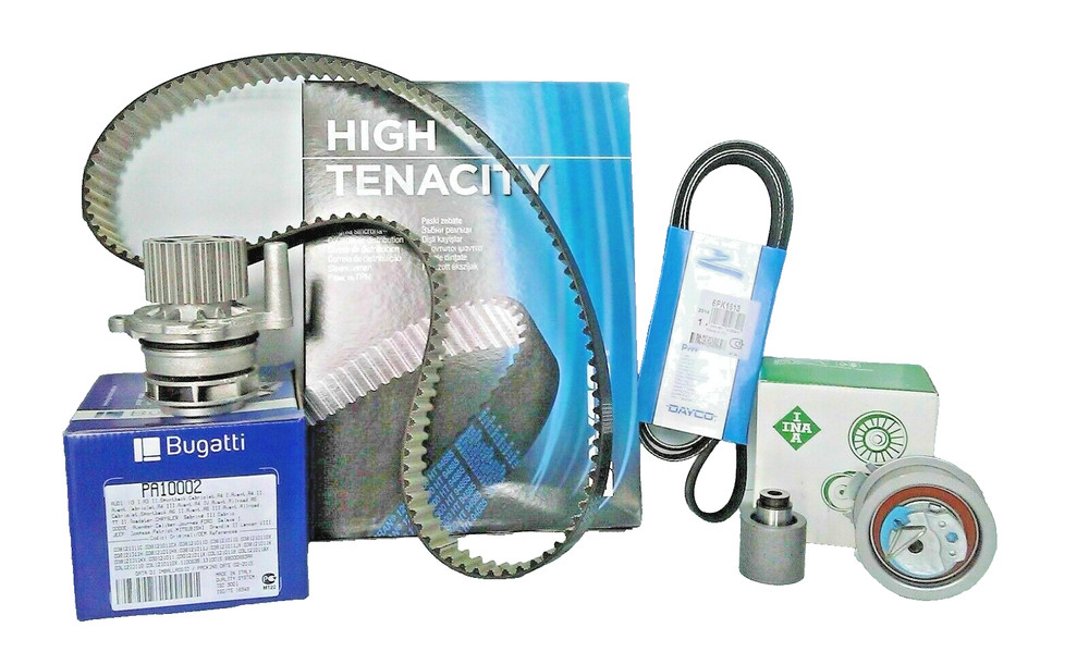 INA DISTRIBUTION KIT+WATER PUMP+SERVICE BELT FOR AUDI-A3 (8L1)-1.9 TDI QUAT