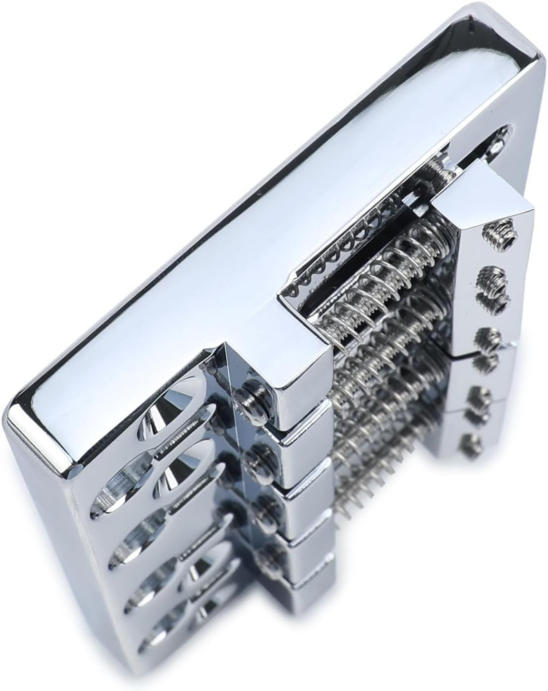 Solid Brass 4 String Bass Fixed Bridge Fit Jazz / Precision Bass