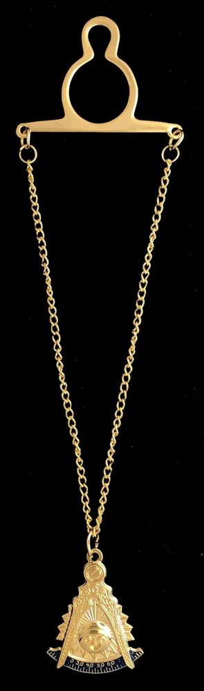 Masonic Past Master Emblem Tie Chain (PM4-PE/TC)