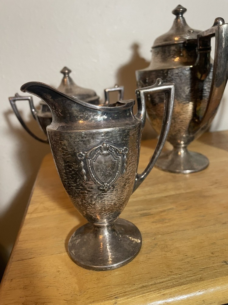 Sheffield Silver plate Teapot 4 Pieces