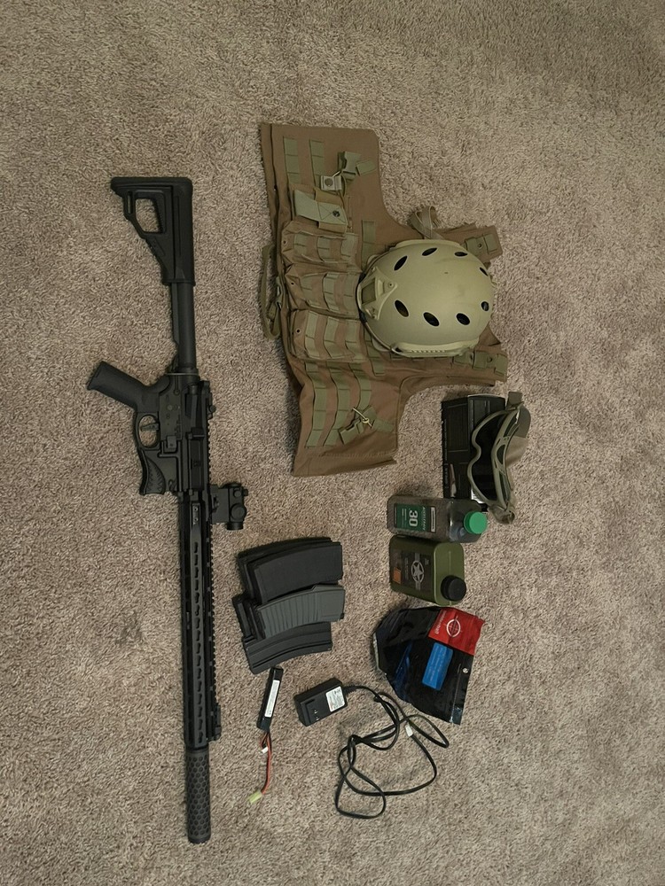 airsoft gear set