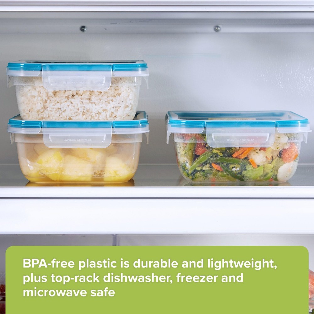 Best Snapware Plastic Total Solution 3-Pack 8.5-Cup Food Storage Containers Set
