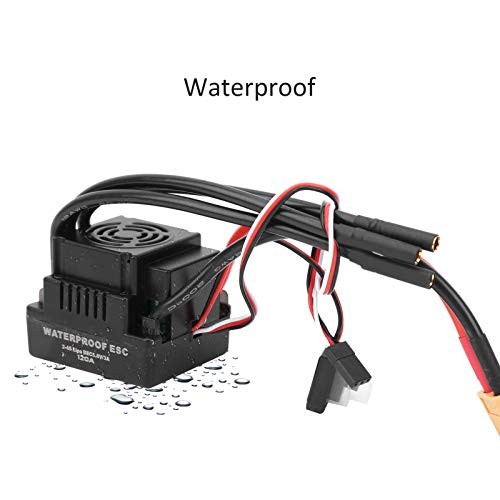 Brushless ESC,Super Fluent Throttle Multiple Functions RC Speed Controller