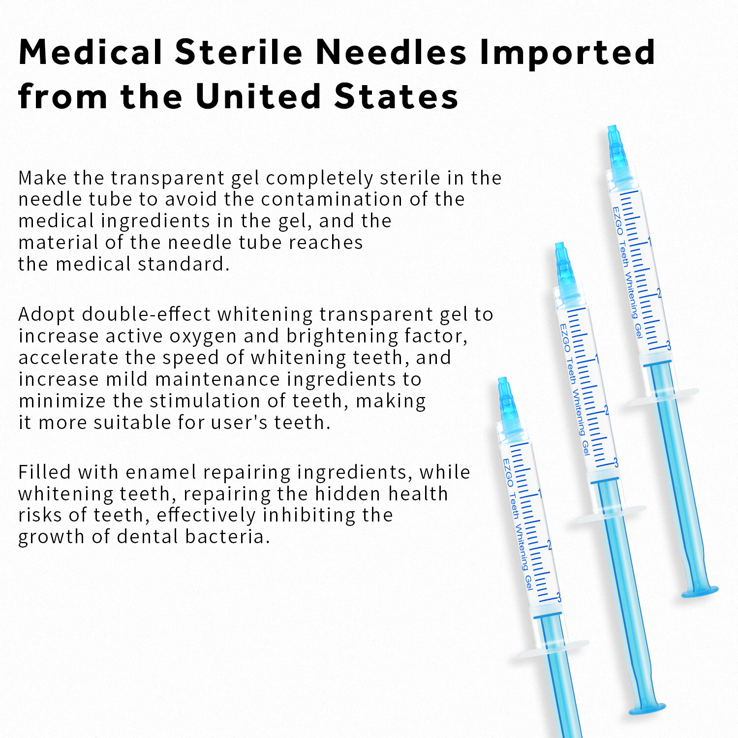 Vakker 22%CP Teeth Whitening Gel Tooth Whitener for Dental Clinic 3ML*5PC