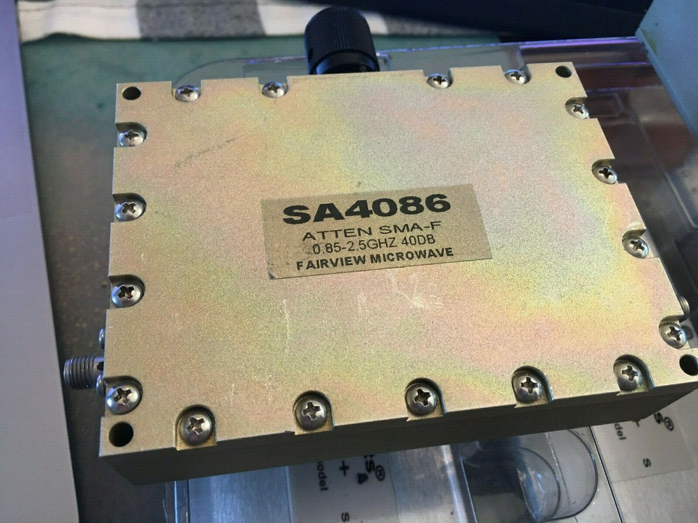 Fairview Microwave SA4086 40dB Continously Variable Attenuator 0.85-2.5GHz