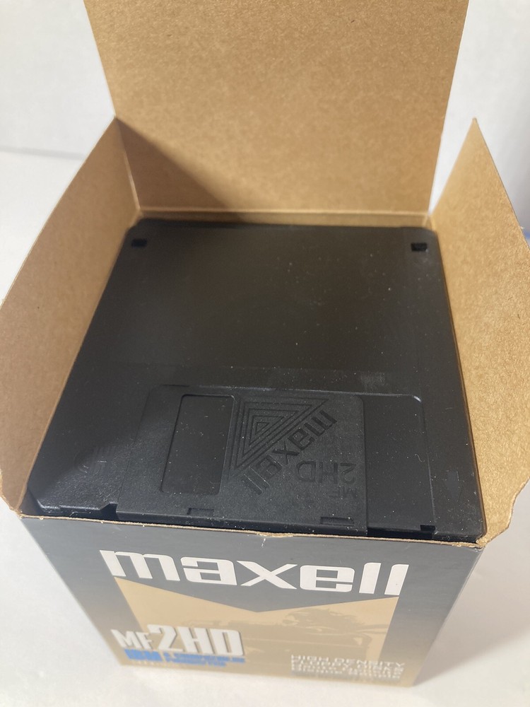 MAXELL Floppy Diskettes Disk 3.5" 1.44MB MF 2HD PC Formatted 27 Pack Open Box