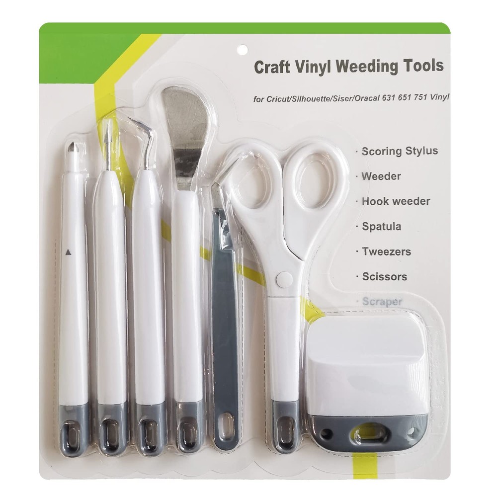 Craft Vinyl Weeding Tools Set,Precision Vinyl Tools Kit for Crafting, Weeder/...