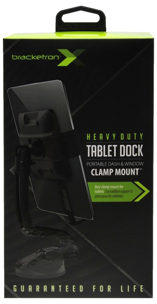 Bracketron BX15882 Bracketron X Heavy Duty Tablet Dock Dash Window Clamp Mount