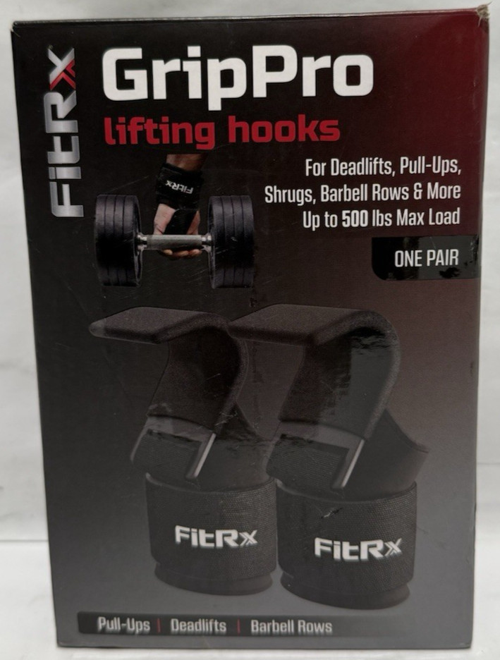 FitRx  Grip Pro Lifting Hooks- 9496WM