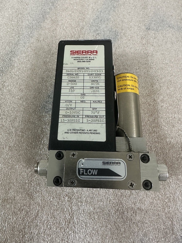 Sierra Mass Flow Controller - O2